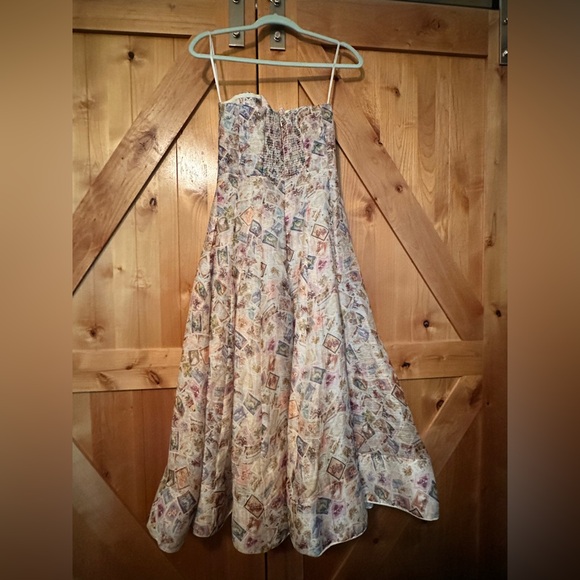 Zimmermann Multicolor Strapless Dress - Picture 4 of 6